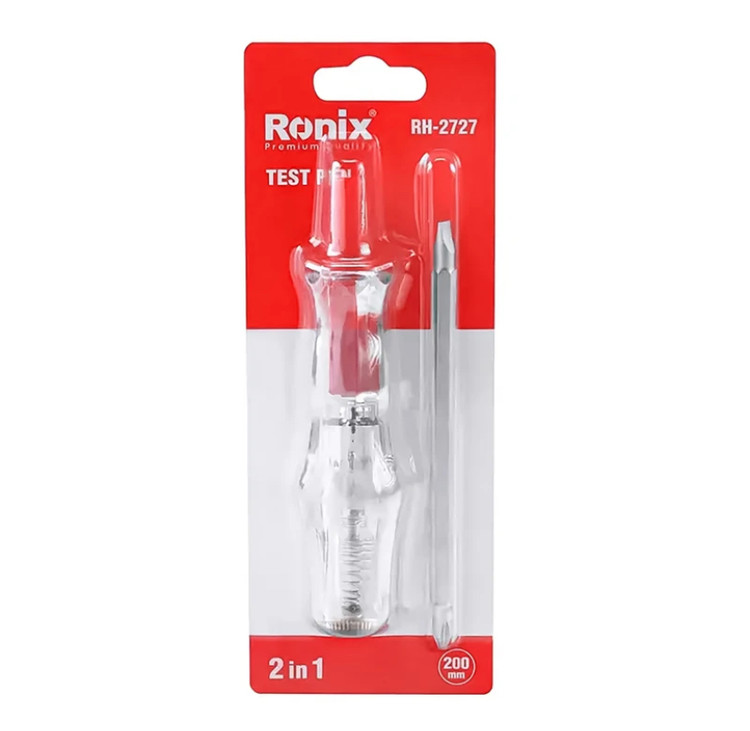 پیچ گوشتی فازمتر دو طرفه رونیکس مدل RH-2727 سایز ۲۰۰ میلی متر