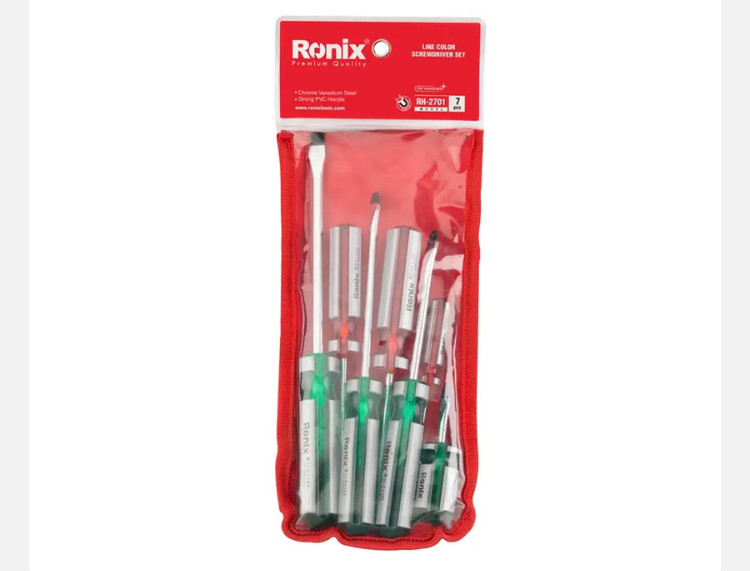 مجموعه ۷ عددی پیچ گوشتی رونیکس مدل RH-2701
