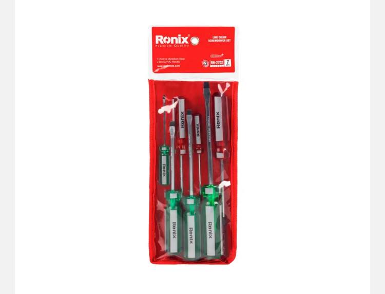 مجموعه ۷ عددی پیچگوشتی ساعتی رونیکس مدل RH-2702