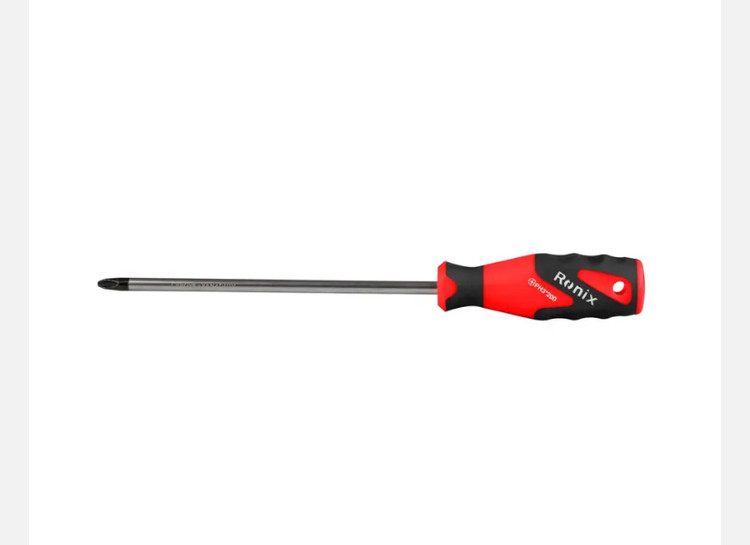 پیچ گوشتی رونیکس تکی دسته TPR چهارسو 200×8 مدل RH-2886