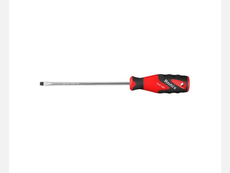 پیچ گوشتی رونیکس دوسو دسته TPR سایز 5x150 میلی متر مدل RH-2757