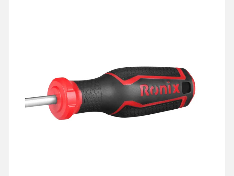 پیچ گوشتی رونیکس دسته پلاستیکی دورنگ 150*6 دوسو مدل Rh-2748