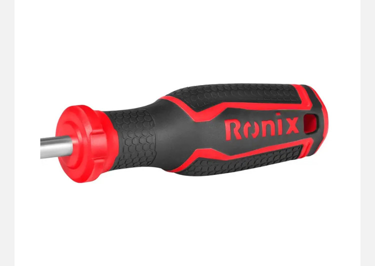 پیچ گوشتی رونیکس دسته پلاستیکی دورنگ 150*8 دوسو مدل RH-2749