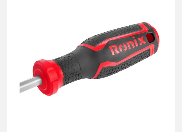 پیچ گوشتی رونیکس دسته پلاستیکی دورنگ 150*8 چهارسو مدل RH-2890