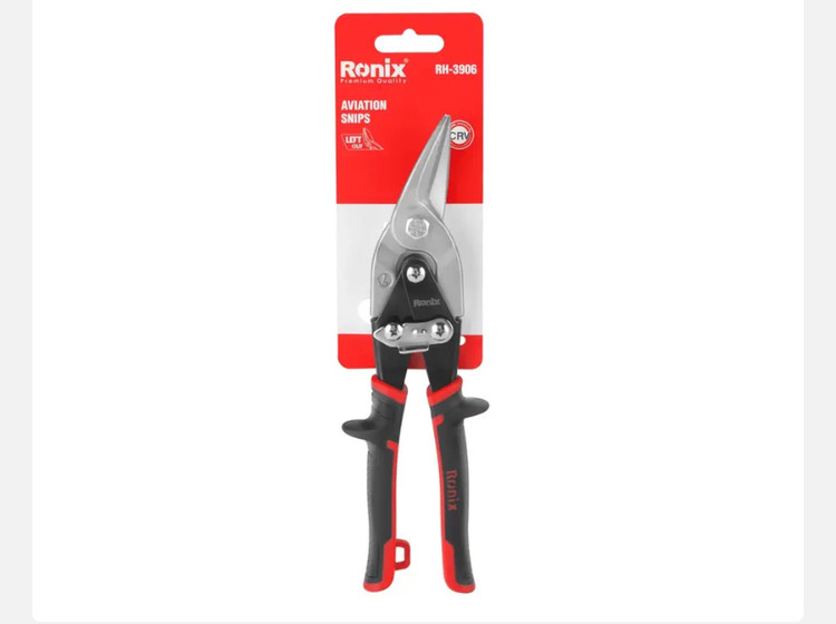 قیچی ورق بر رونیکس چپ بر دسته TPR مدل RH-3906