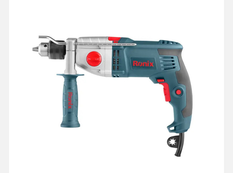 دریل برقی رونیکس گیربکسی 13 میلیمتری آچاری 1050 وات 3200 دور 2221