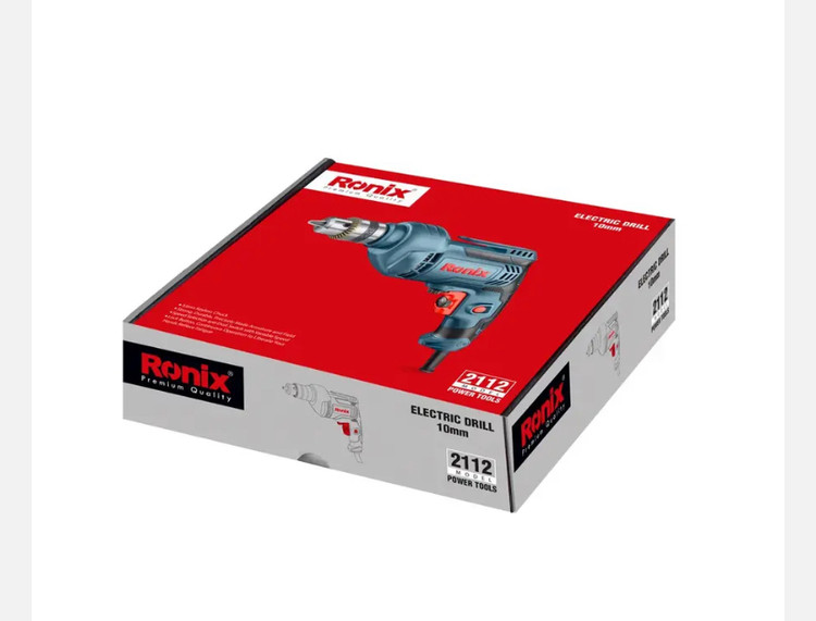 دریل برقی رونیکس 10میلیمتری-450 وات مدل 2112