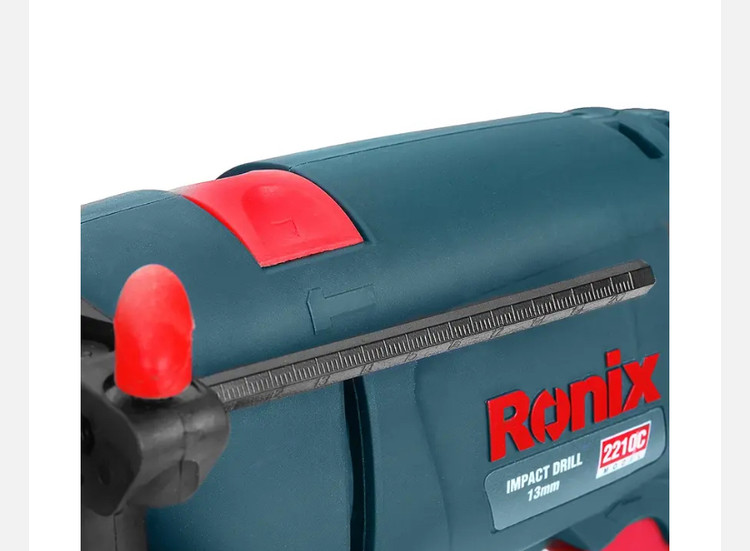 دریل چکشی رونیکس 13 میلیمتر- 810 وات-3000 دور بر دقیقه-آچاری مدل 2210C