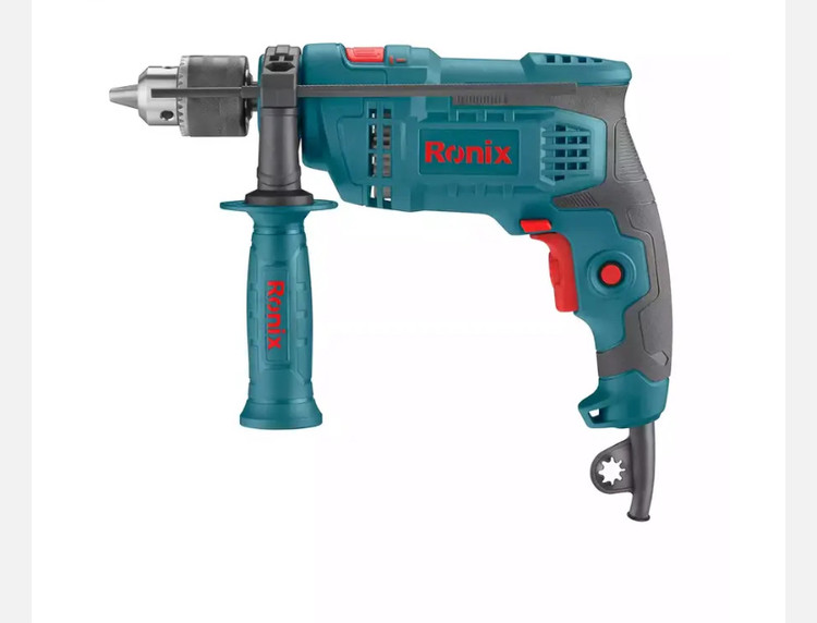 کیت دریل چکشی رونیکس 13 میلی متر-750 وات +کیفBMC مدل 2214k