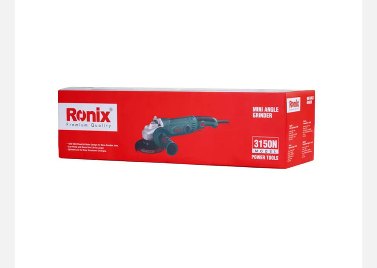 مینی فرز برقی رونیکس دسته بلند 115 میلیمتری 1050 وات مدل 3150N
