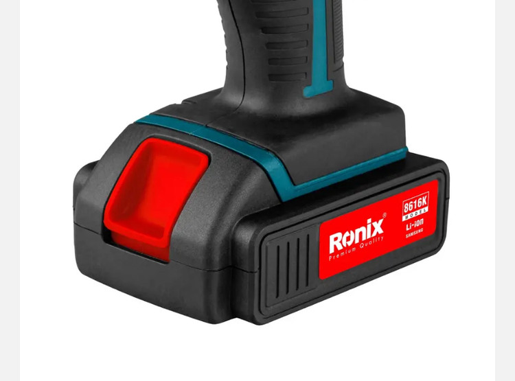 کیت دریل پیچ گوشتی شارژی رونیکس 16 ولت مدل 8616K