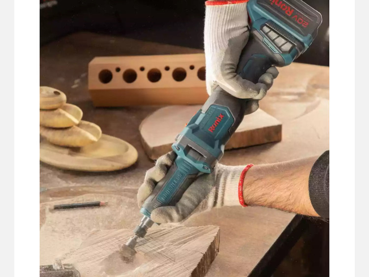 فرز انگشتی گلو بلند شارژی رونیکس براشلس 20 ولت مدل 8908