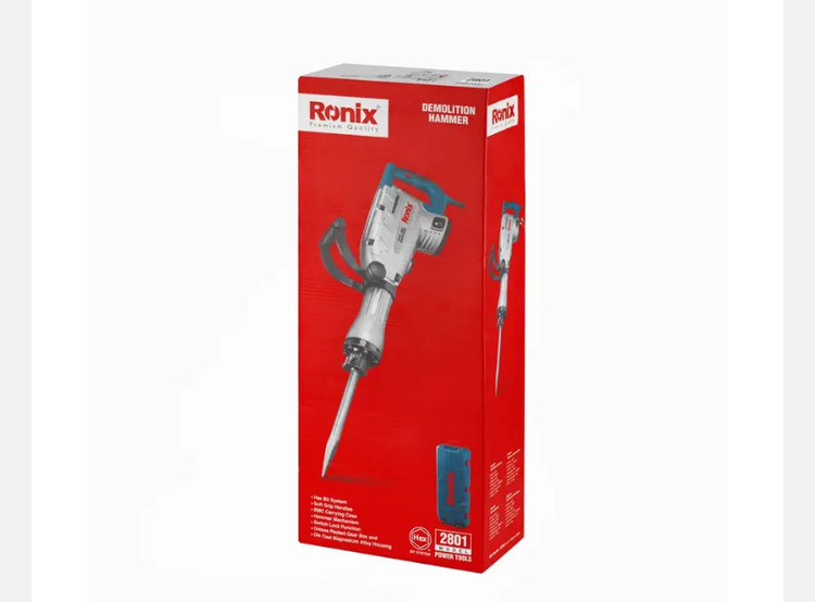 چکش تخریب برقی رونیکس 14 کیلویی 40 ژول مدل 2801