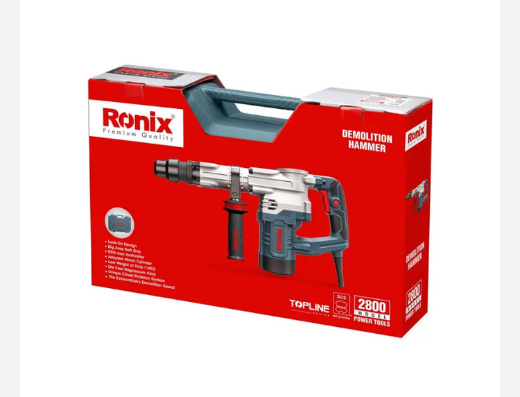 چکش تخریب برقی رونیکس 7.5 کیلویی 20 ژول مدل 2800