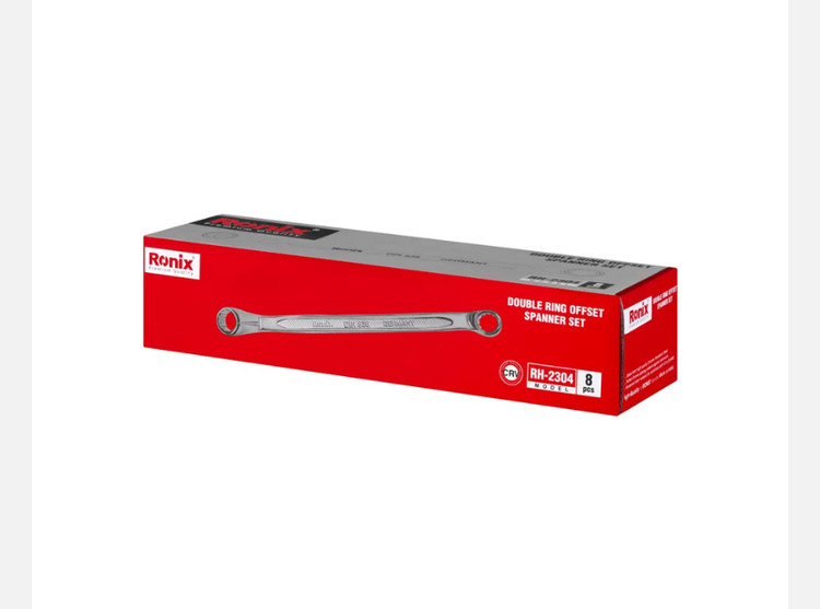 آچار سری 8 عددی دو سر رینگ کیفی رونیکس مدل RH-2304