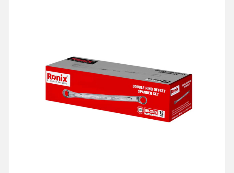 آچار 12 عددی دو سر رینگ کیفی رونیکس مدل RH-2305