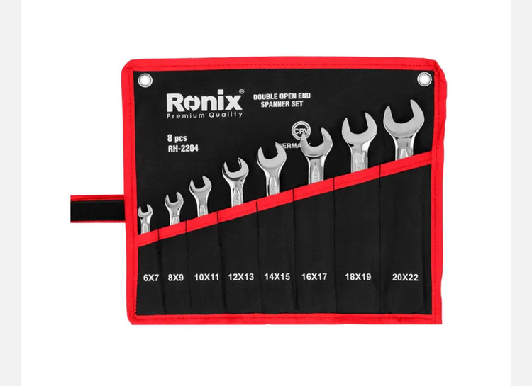 آچار سری 8 عددی دوسرتخت کیفی رونیکس مدل RH-2204