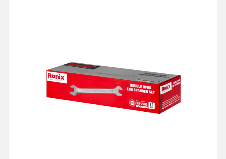 آچار سری 12 عددی دوسرتخت کیفی رونیکس مدل RH-2205