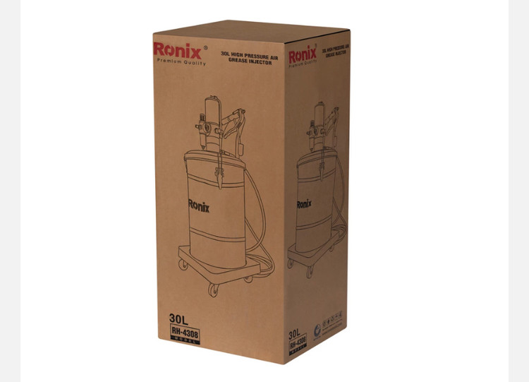 گریس پمپ سطلی رونیکس 30 لیتری RH-4308