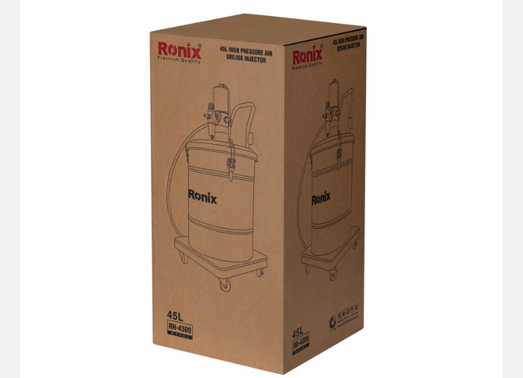 گریس پمپ سطلی رونیکس 45 لیتری RH-4309