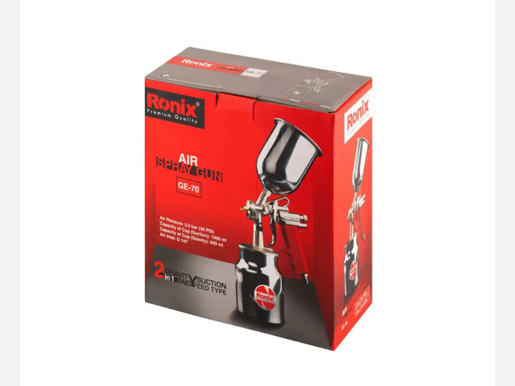 پیستوله بادی رونیکس دو کاسه مدل RH-6428 سایز 1.8