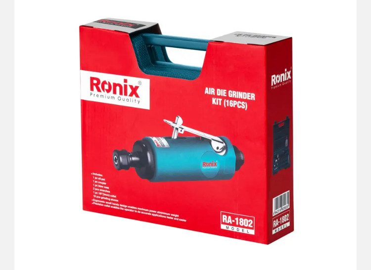 کیت فرز انگشتی بادی رونیکس 16 پارچه RA-1802