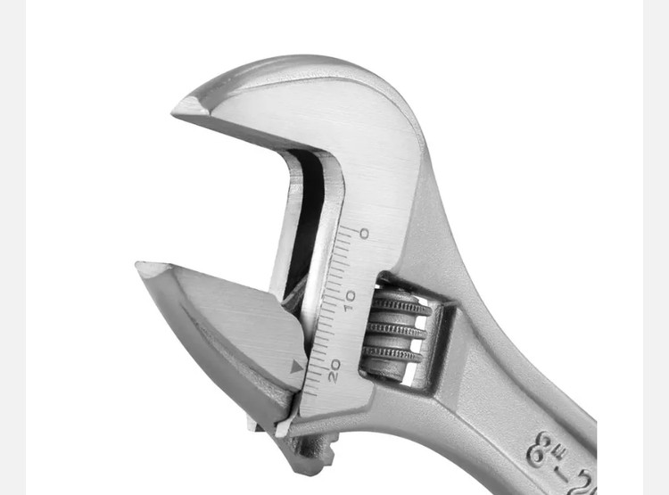 آچار فرانسه رونیکس سایز 8 مدل کروم RH-2431