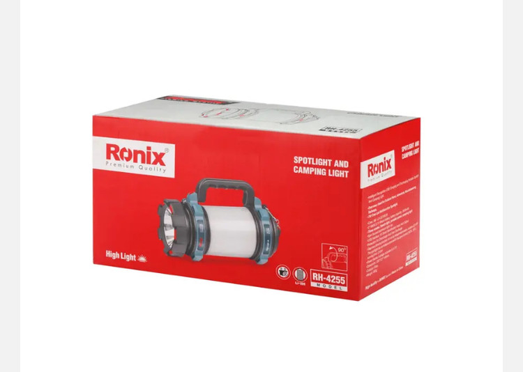 نورافکن لیتیوم حرفه ای رونیکس با برد 1200 متر RH-4255