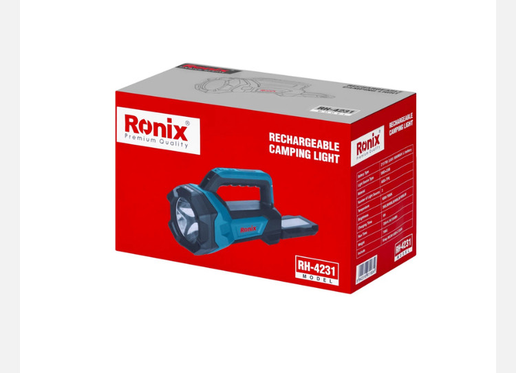 نورافکن دوکاره تاشو شارژی رونیکس RH-4231
