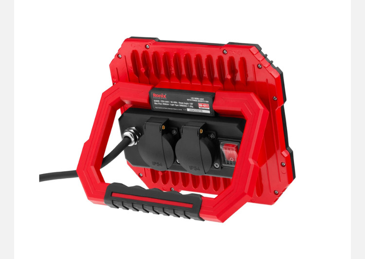 نورافکن LED برقی رونیکس 50 وات با دسته تاشو RH-4217