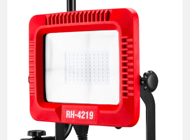 نورافکن LED برقی رونیکس 50 وات دوبل با سه پایه RH-4219