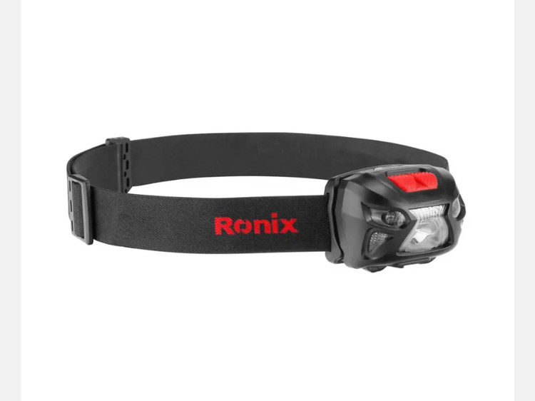 چراغ پیشانی رونیکس 5 واتی قابل شارژ و حسگر حرکت - 280 لومن RH-4287