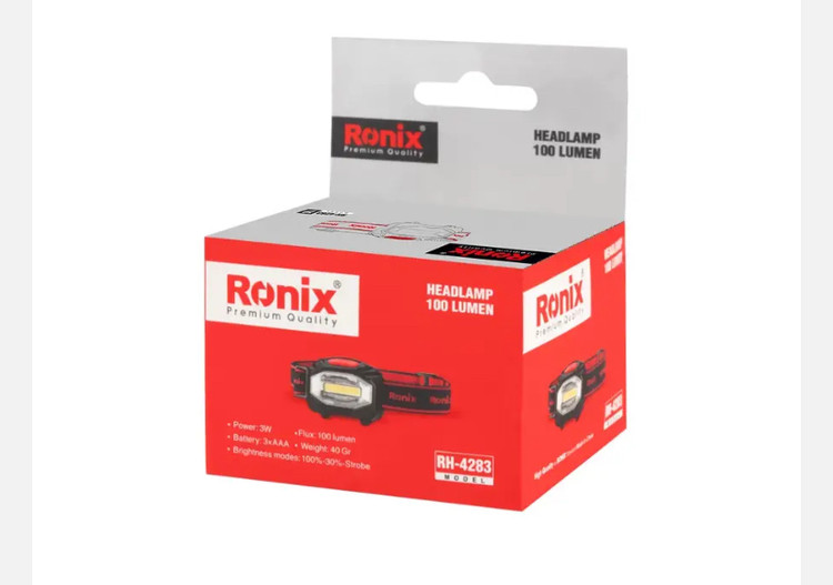 چراغ پیشانی رونیکس -100لومن RH-4283