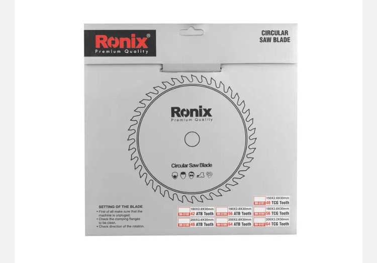 تیغ اره الماسه رونیکس 150x48 MDF RH-5101