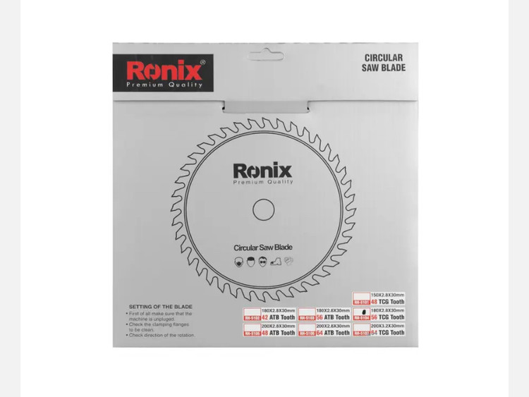 تیغ اره الماسه رونیکس 180x56 MDF RH-5104