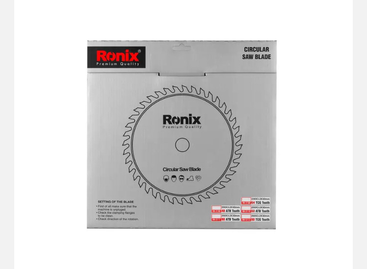 تیغ اره الماسه رونیکس 230x64 MDF RH-5108