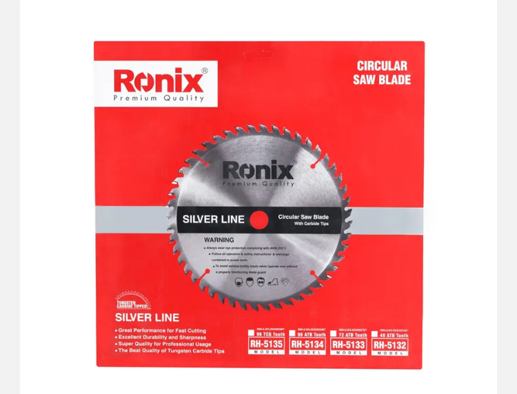 اره الماسه ساده چوب رونیکس RH-5134 silverline 300×96