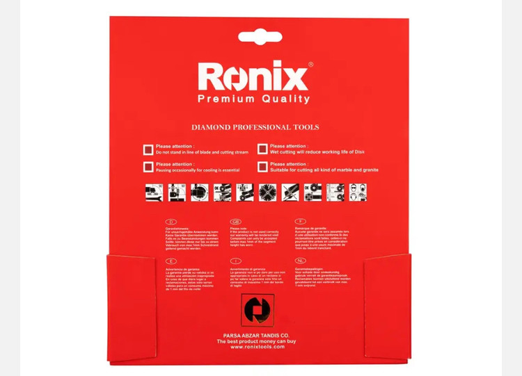 صفحه گرانیت بر رونیکس 230 میلی متری نرمال RH-3510