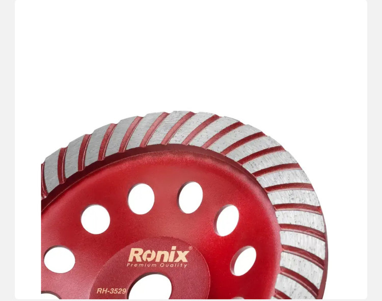 ساب گرانیت بر رونیکس کاسه ای 180 میلی متری توربو RH-3529