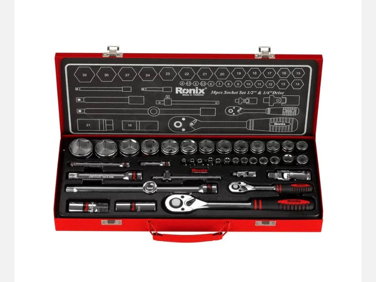 مجموعه بکس 38 عددی رونیکس ساخت تایوان RH-2638