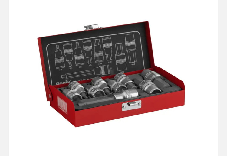 جعبه بکس رونیکس 1/2 اینچ شش گوش 9 پارچه RH-2692