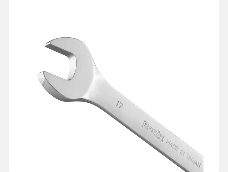 آچار یک سر جغجغه یک سر تخت سایز 17 رونیکس ساخت تایوان RH-2167