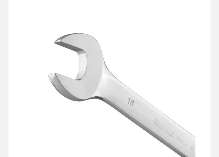 آچار یک سر جغجغه یک سر تخت سایز 18 رونیکس ساخت تایوان RH-2168