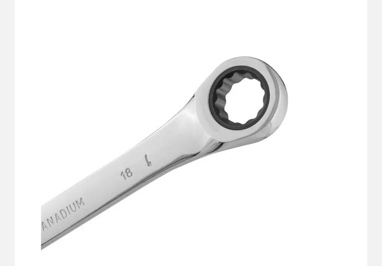 آچار یک سر جغجغه یک سر تخت سایز 18 رونیکس ساخت تایوان RH-2168