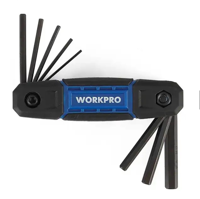 ست آلن چاقویی شش پر 8 عددی ورک پرو مدل wp222028